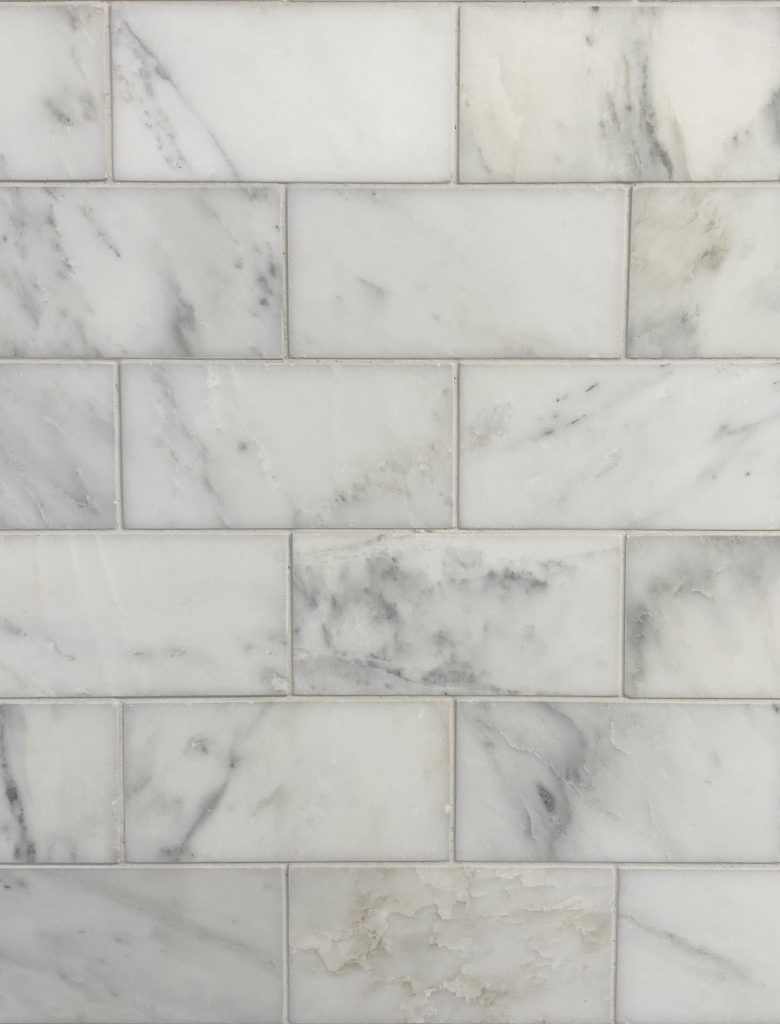 New York 7.5x15 Marble tiles Offset layout