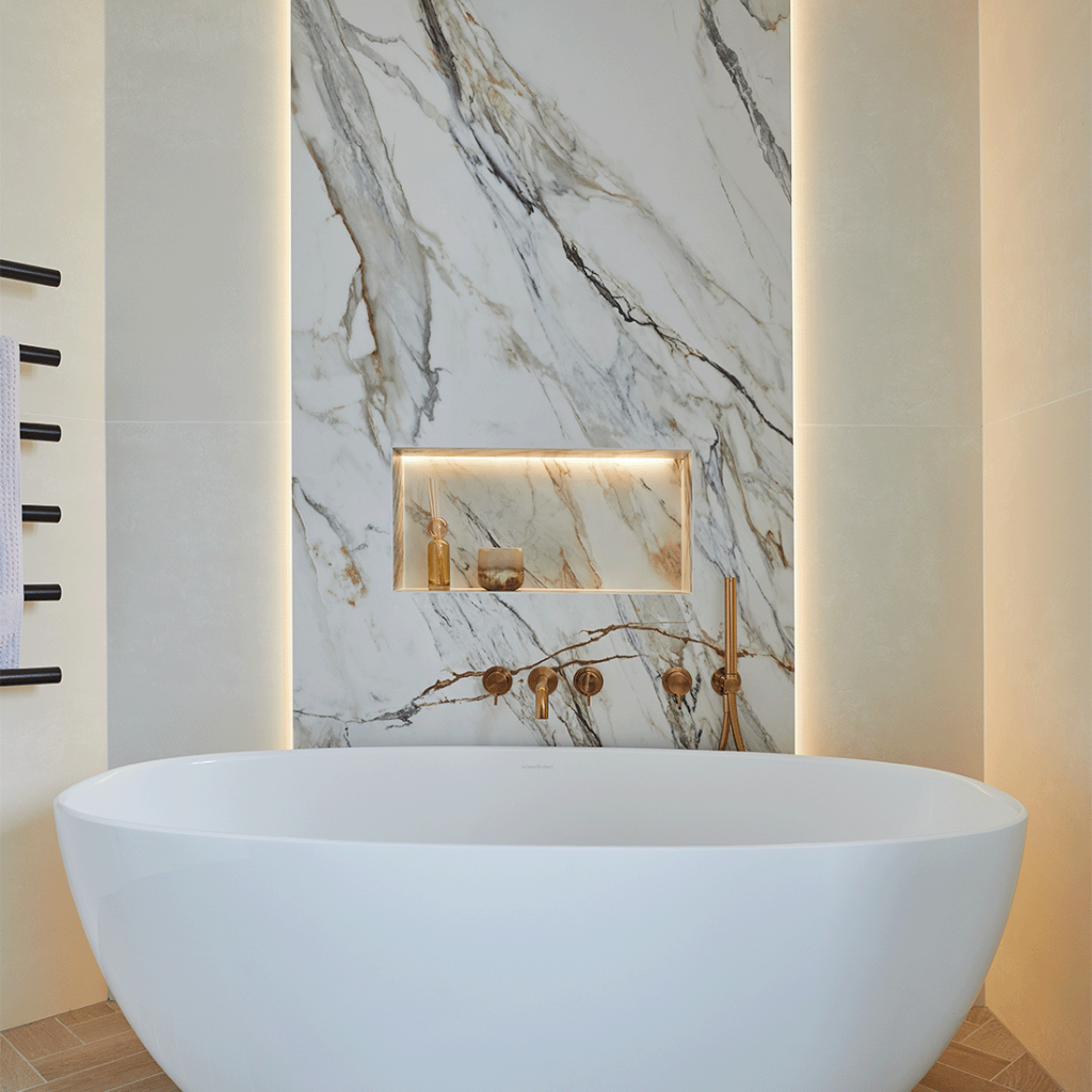 Poanazzo Marble effect Slab tile