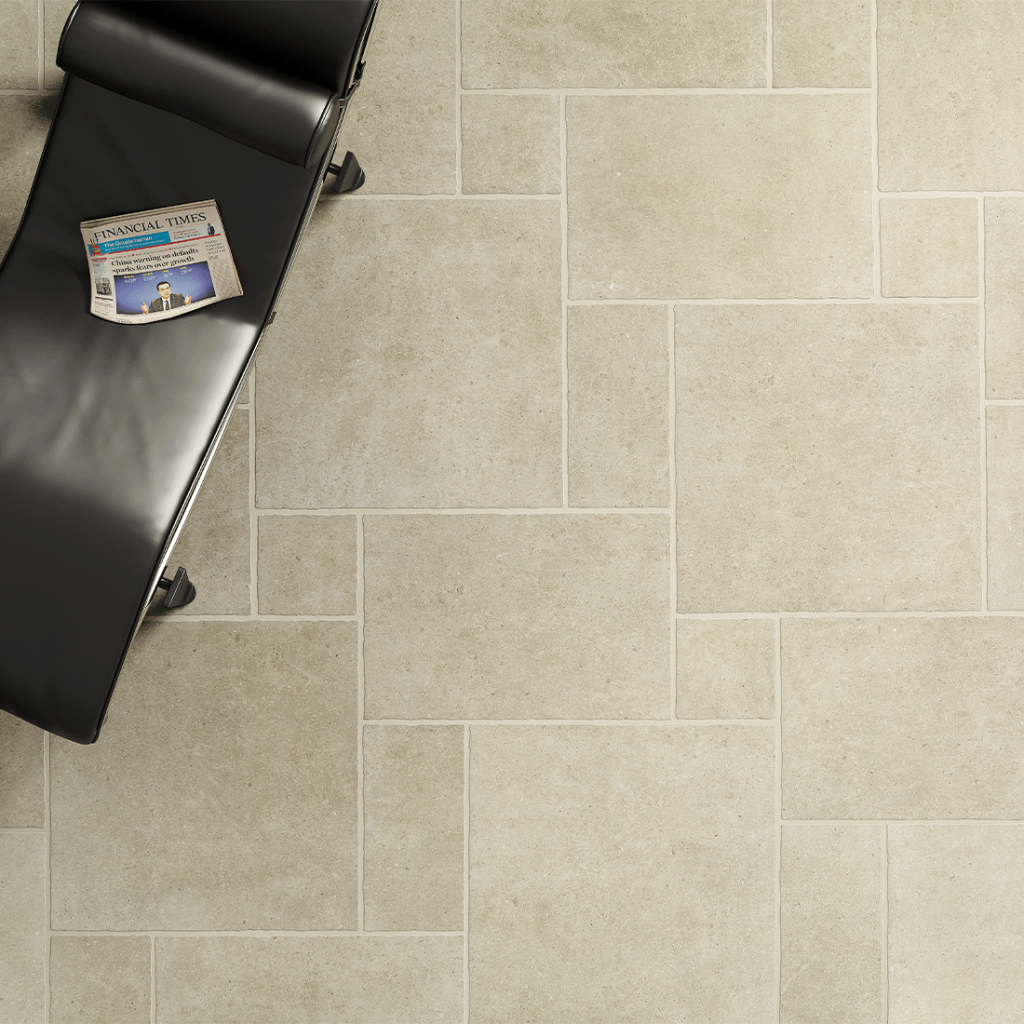 Purbeck Sand Limestone effect porcelain tile