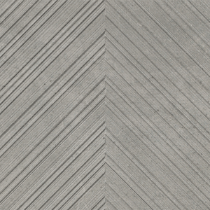 Textura Grey Chevron Concrete effect Porcelain tile