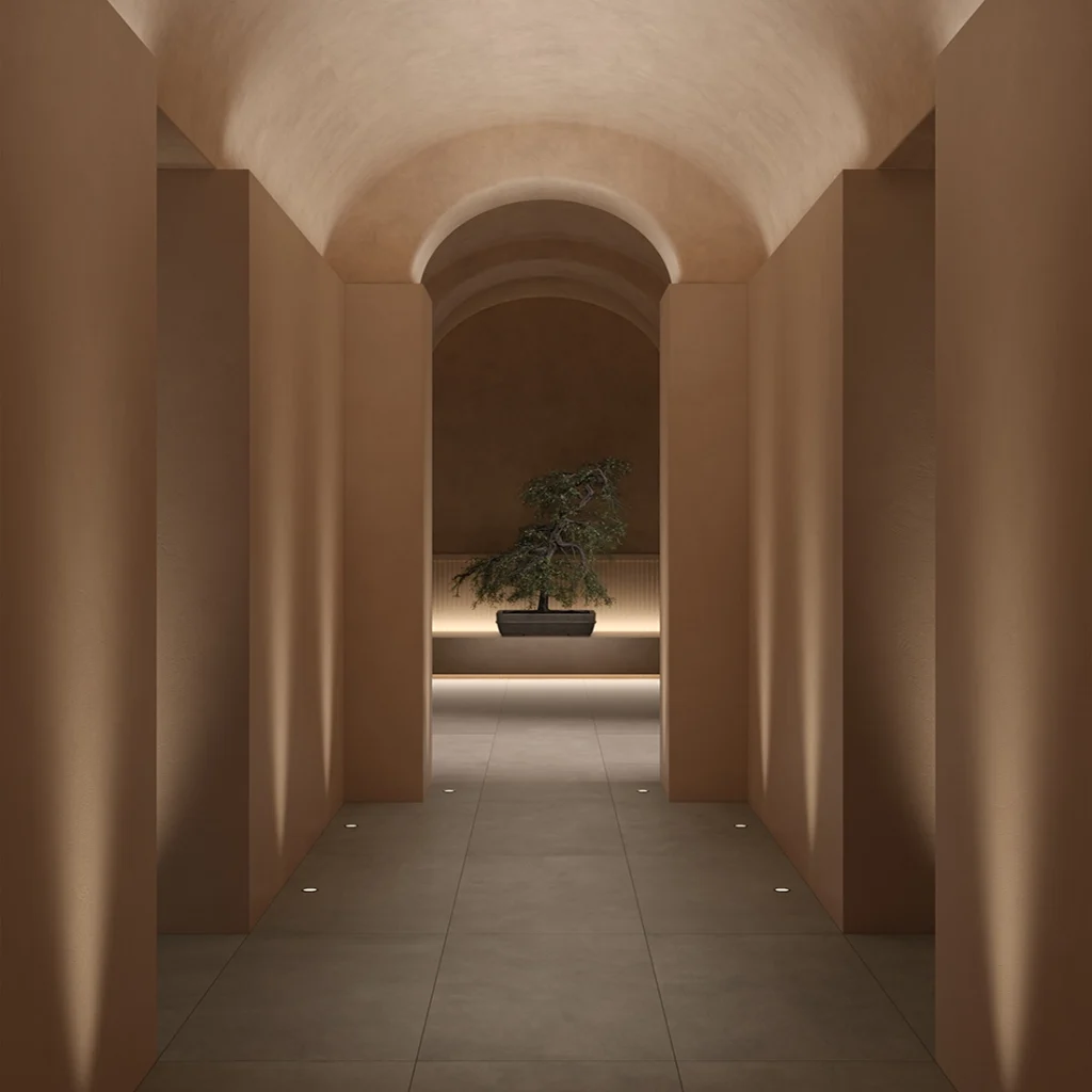 Aura slabs on the walls