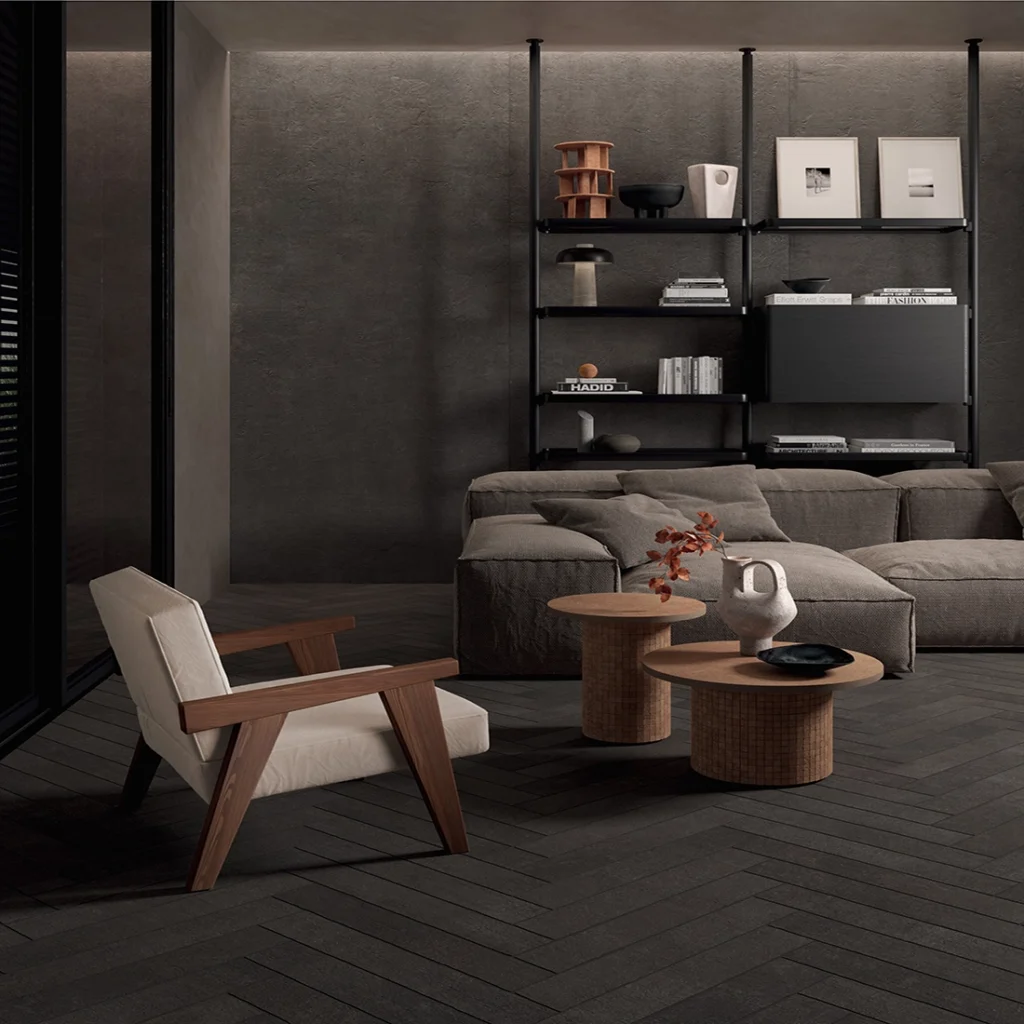 Clay Pomice on walls and floors